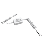 Low Voltage Power Supply, LED Transformer, 110-240VAC to 12V DC, for LED Lights. Standard US and EU Hardwired, 5.5mm x 2.1mm DC-Jack Output Connector for LED Strips, Cabinet Lights (12W 12V 1A, 24W 12V 2A)